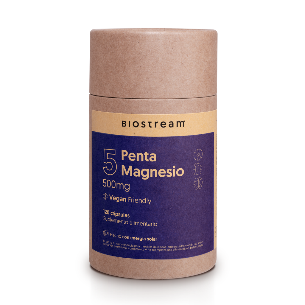 Penta Magnesio - Bisglicinato, Citrato, Malato, Taurato, L-Treonato 120 Cápsulas Vegano | Casa Ikigai