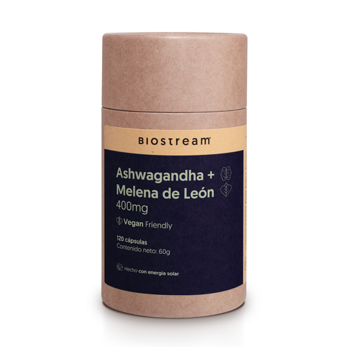 Ashwagandha + Melena de león 400mg 120 cápsulas Vegana | Casa Ikigai