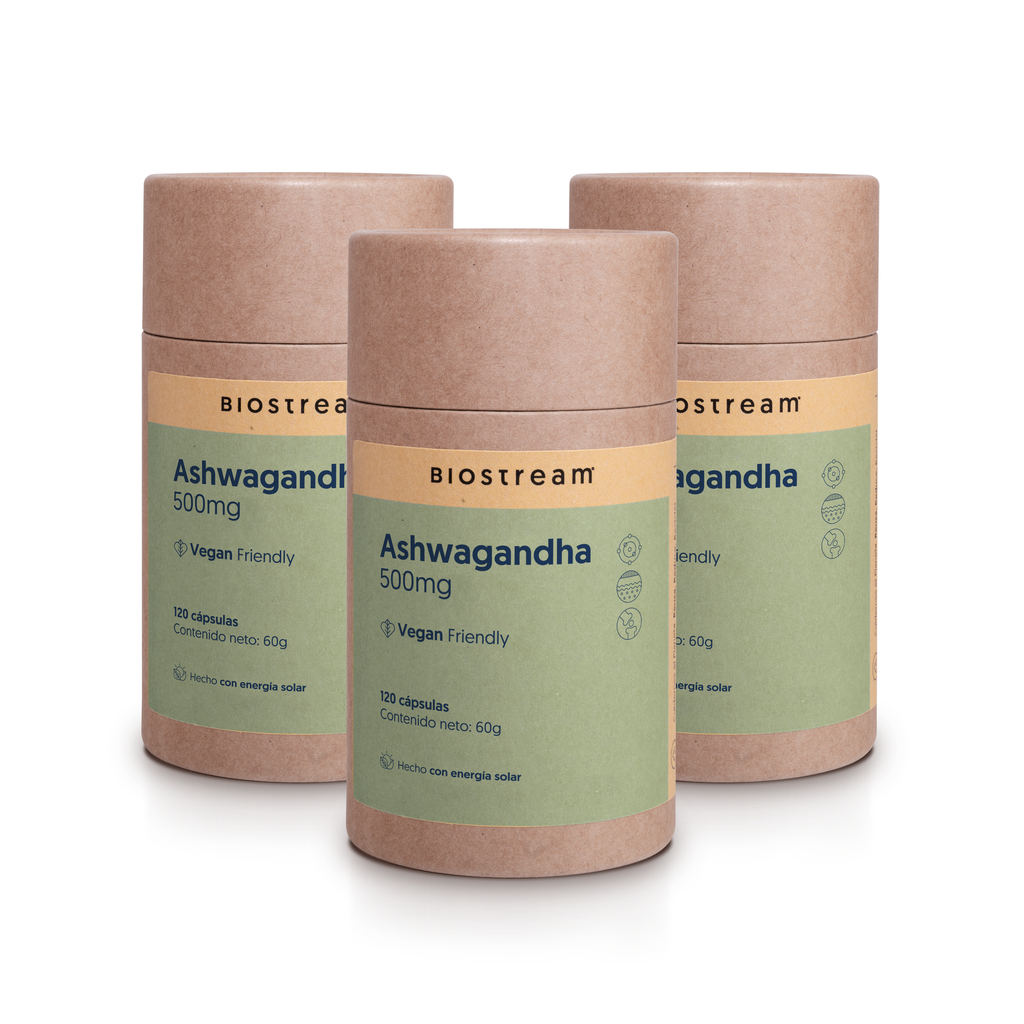 Ashwagandha 500mg 120 Cápsulas Vegana — detalle | Casa Ikigai