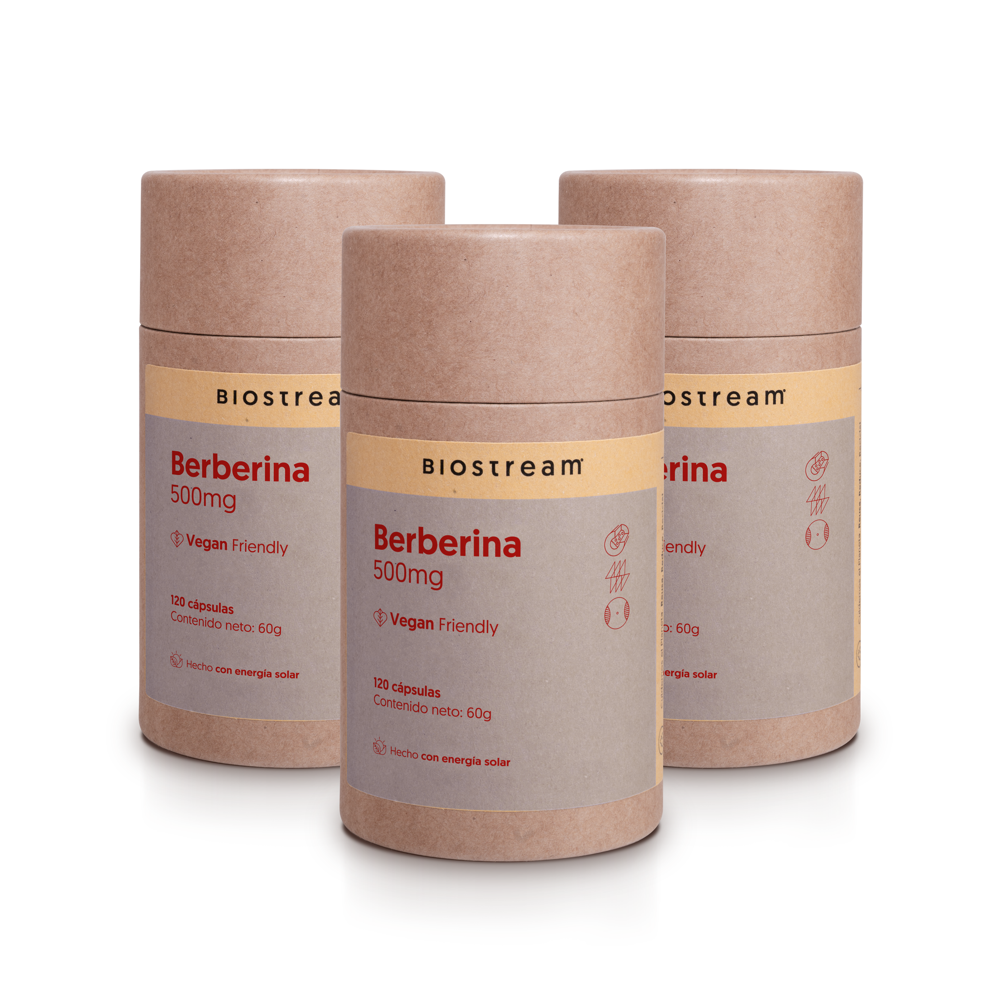 Berberina 500mg 120 Cápsulas Vegana — detalle | Casa Ikigai