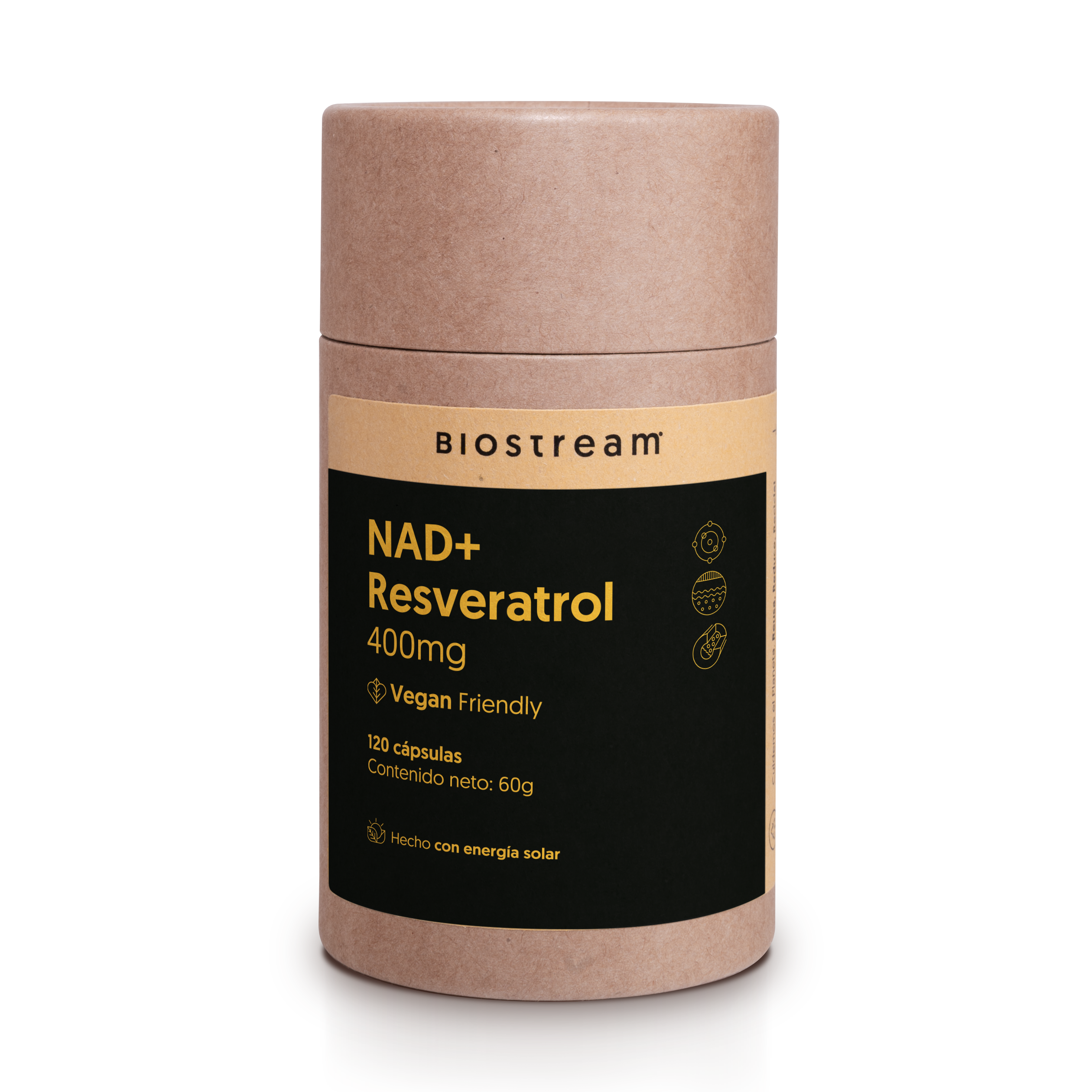 NAD+ y Resveratrol 120 Cápsulas