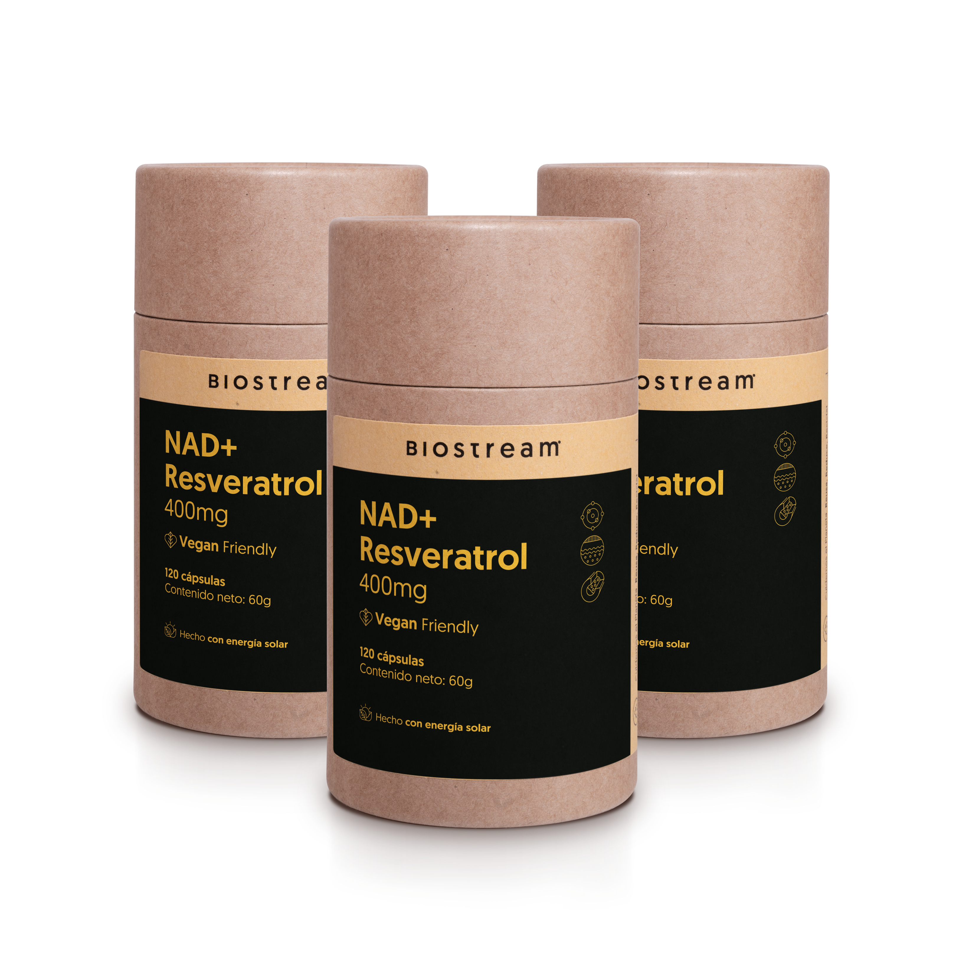 NAD+ y Resveratrol 120 Cápsulas