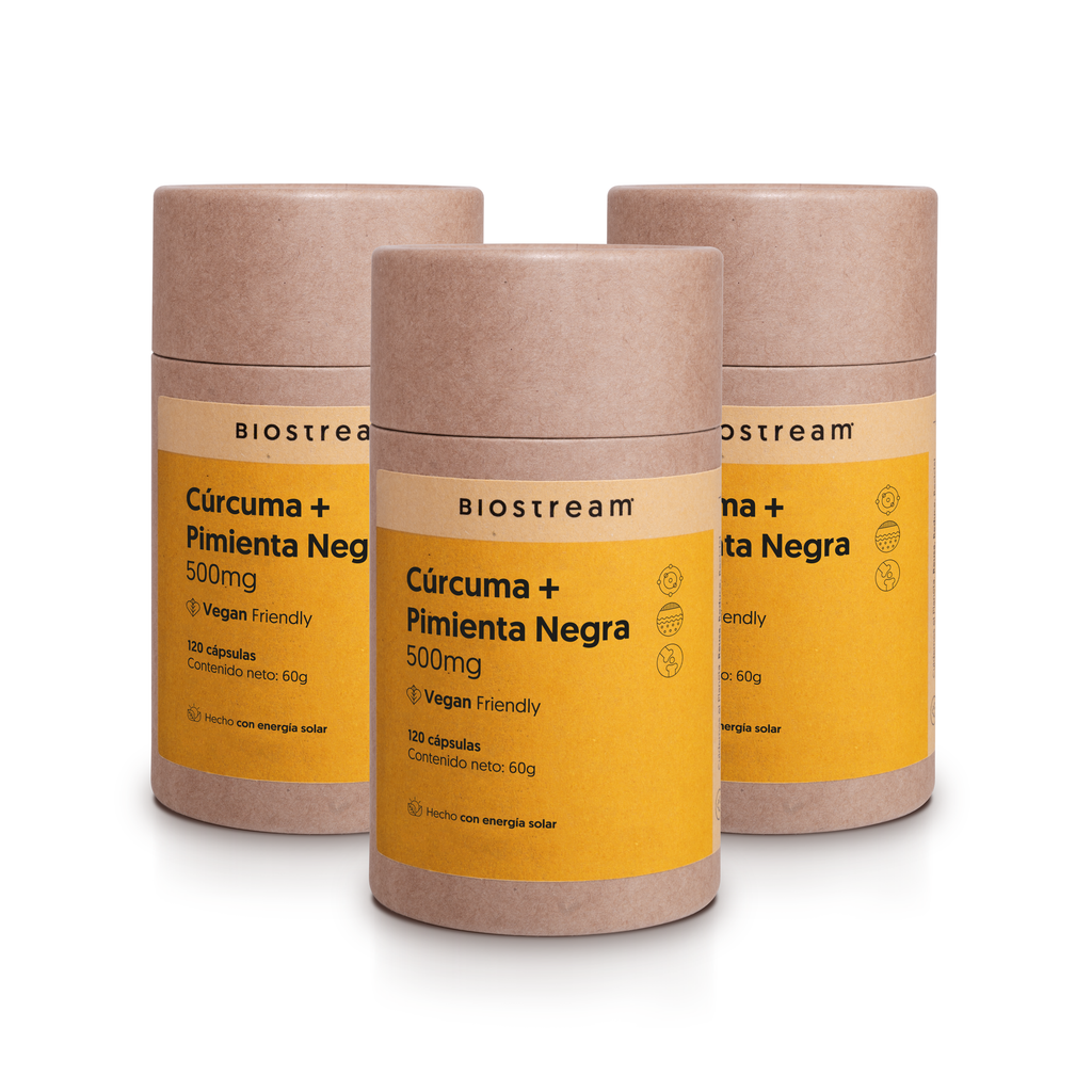 Cúrcuma + Pimienta Negra 500mg 120 Cápsulas Vegana — detalle | Casa Ikigai