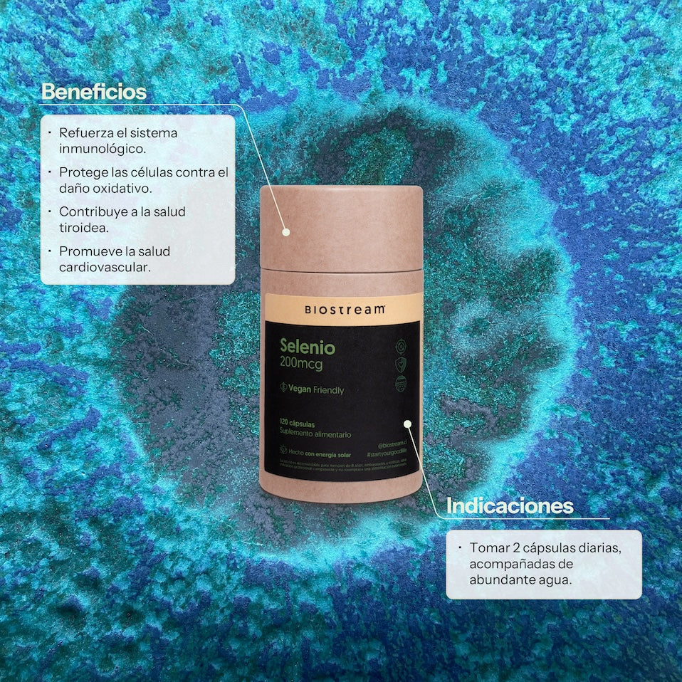 Selenio 200mcg 120 Capsulas Vegano — detalle | Casa Ikigai