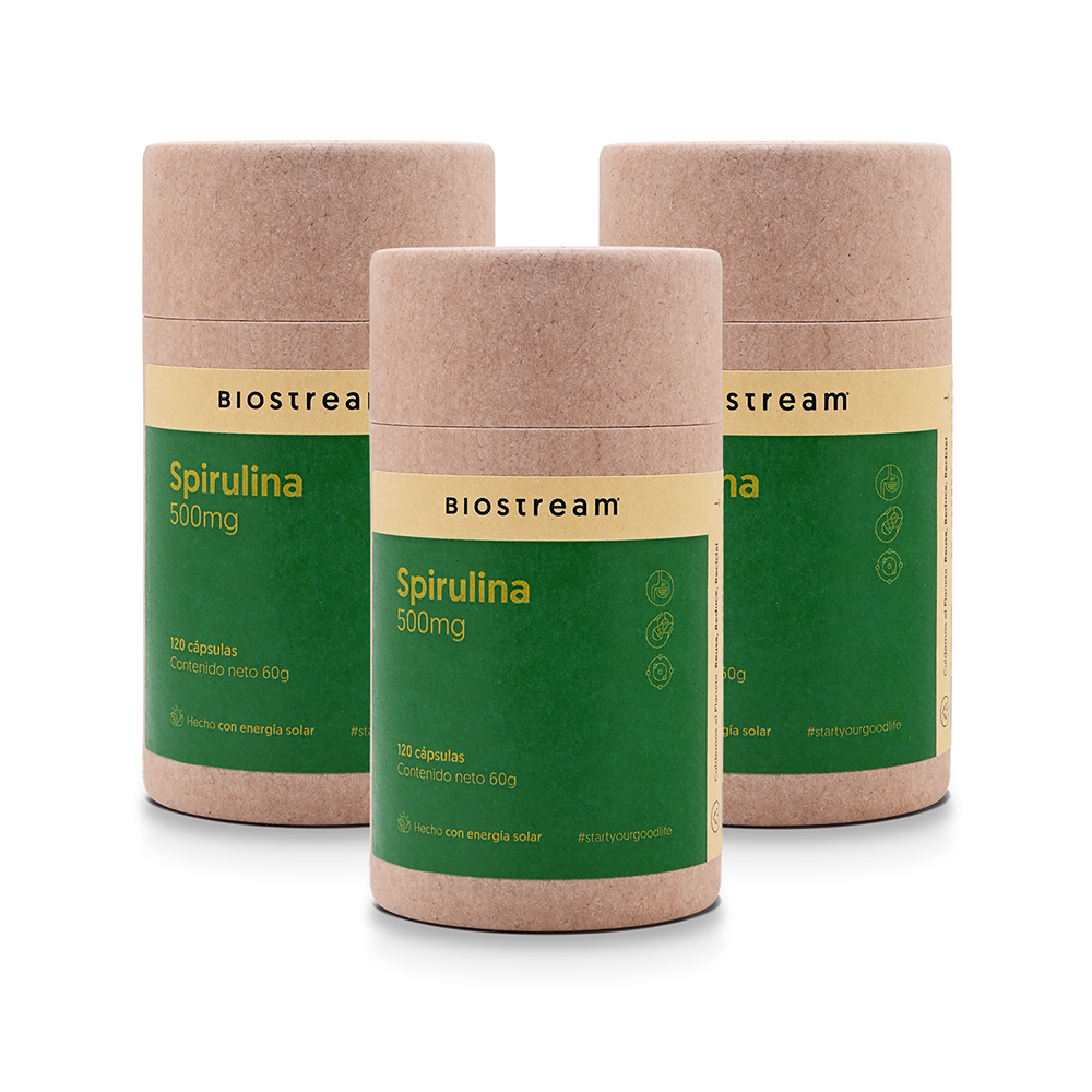 Spirulina 500mg 120 Cápsulas — detalle | Casa Ikigai