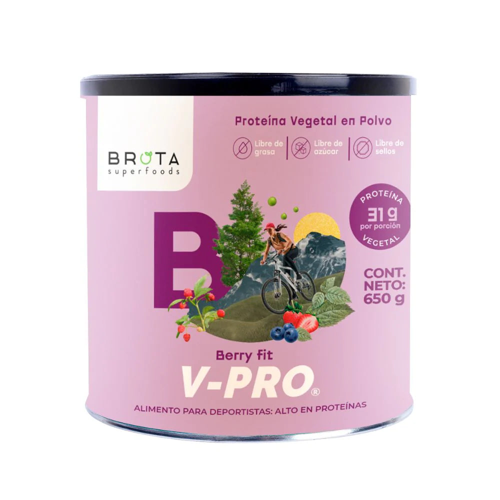 V-Pro Berry Fit — Proteína Vegetal Berries 650g