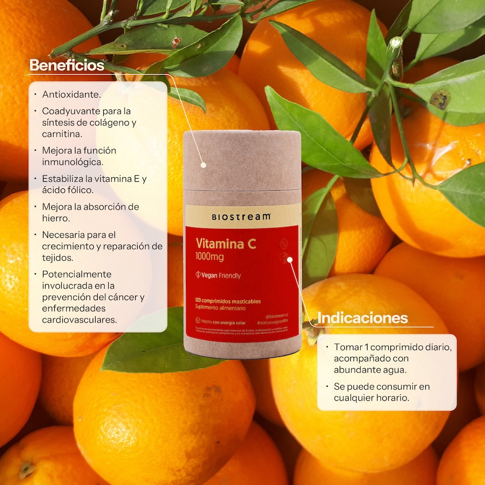 Vitamina C 1000mg 120 Comprimidos Vegano — detalle | Casa Ikigai