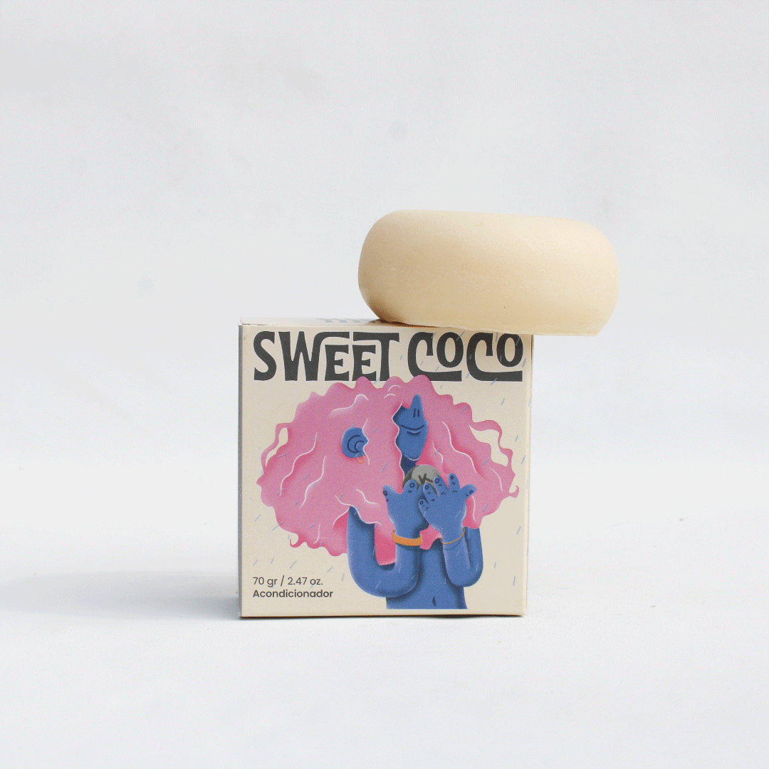 Acondicionador sólido secos y maltratados - Sweet coco