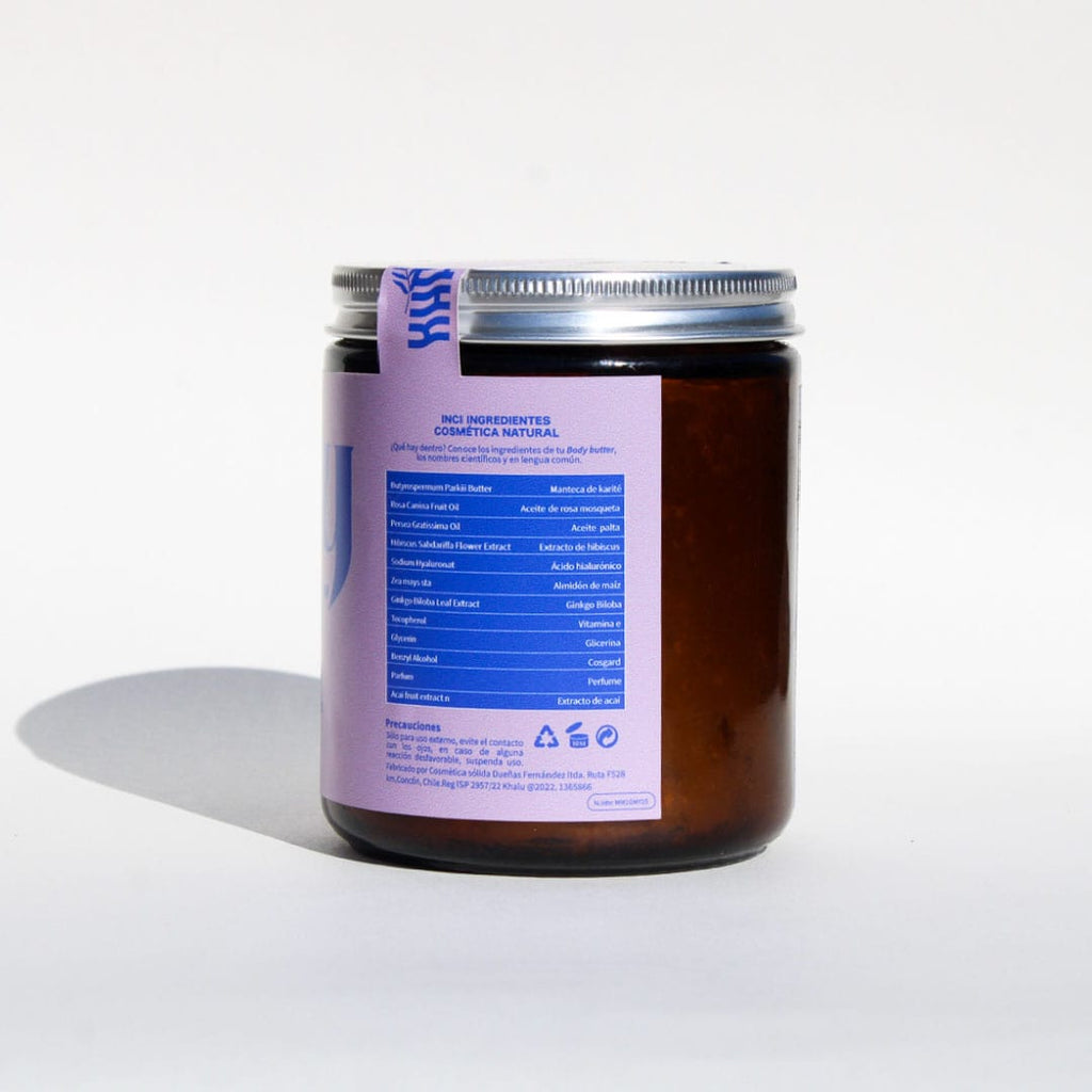 Body butter  - Açai, Rosa mosqueta e Hibiscus