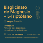 Bisglicinato de Magnesio + L-triptófano 120 Cápsulas Vegano — detalle | Casa Ikigai