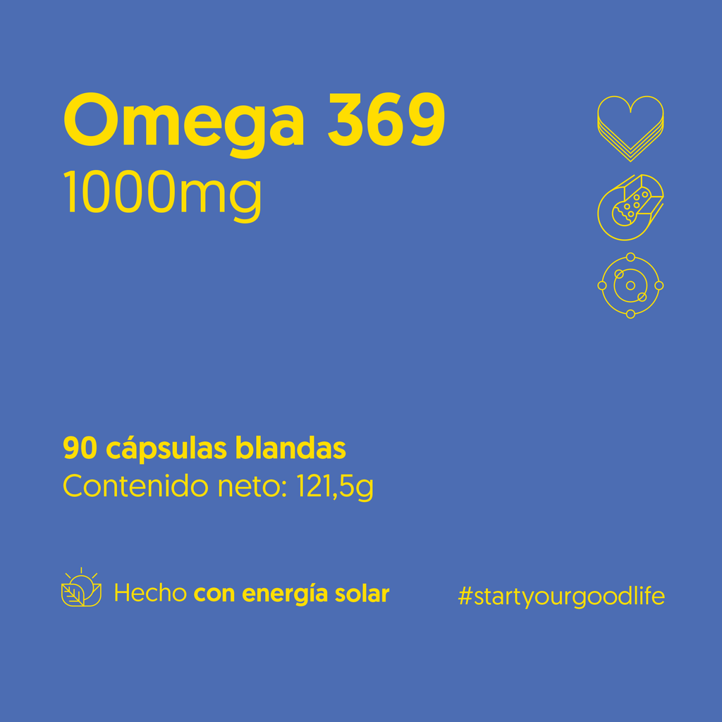 Omega 369 1000mg 90 Cápsulas Blandas — detalle | Casa Ikigai