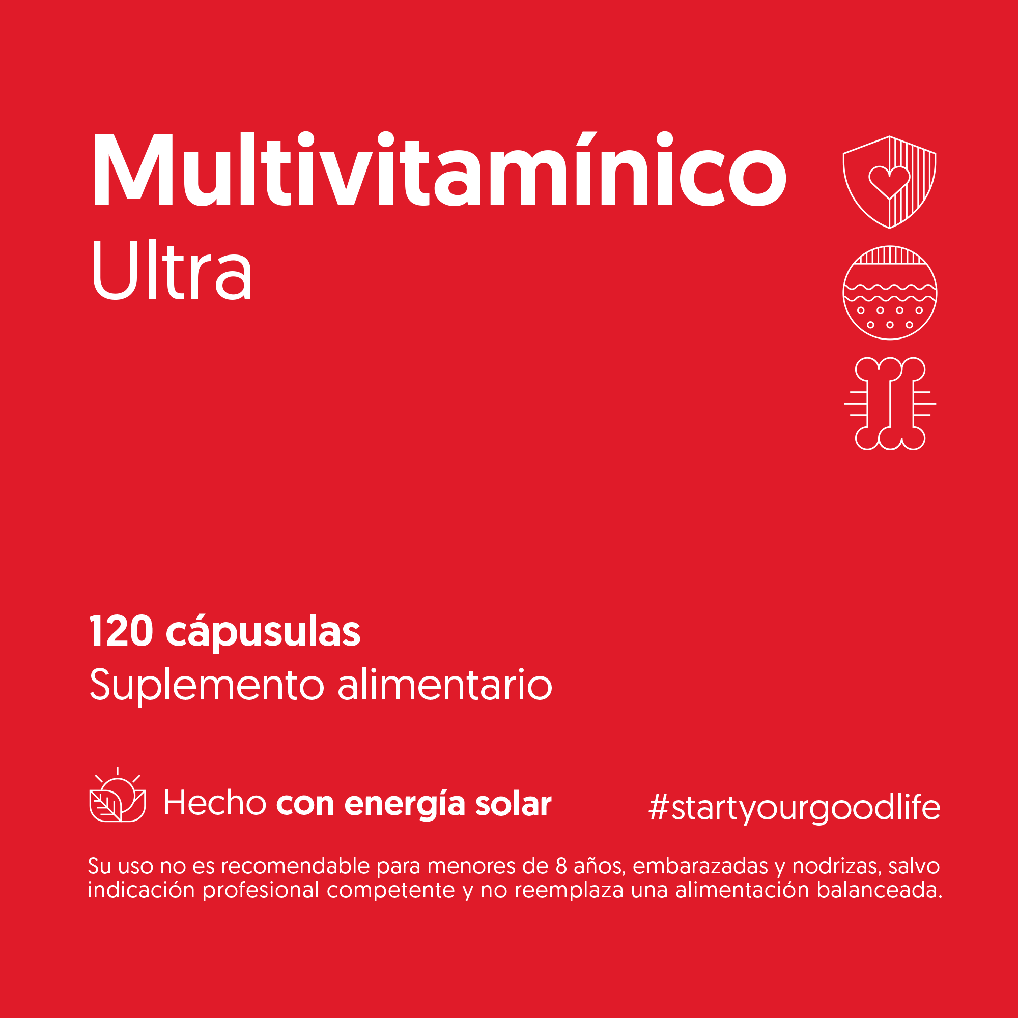 Multivitamíníco Ultra 120 Comprimidos Masticables — detalle | Casa Ikigai