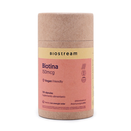 Biotina 150mcg 120 Cápsulas Vegana | Casa Ikigai