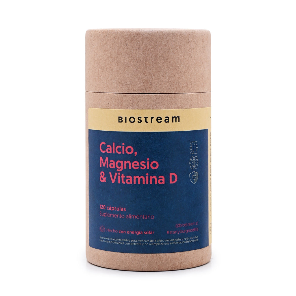 Calcio, Magnesio & Vitamina D 120 Cápsulas | Casa Ikigai
