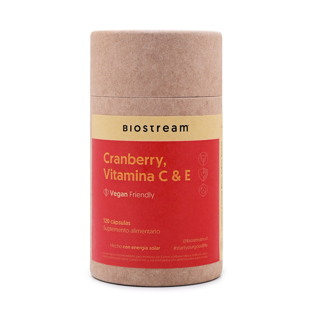 Cranberry, Vitamina C & Vitamina E 120 Cápsulas Vegano | Casa Ikigai