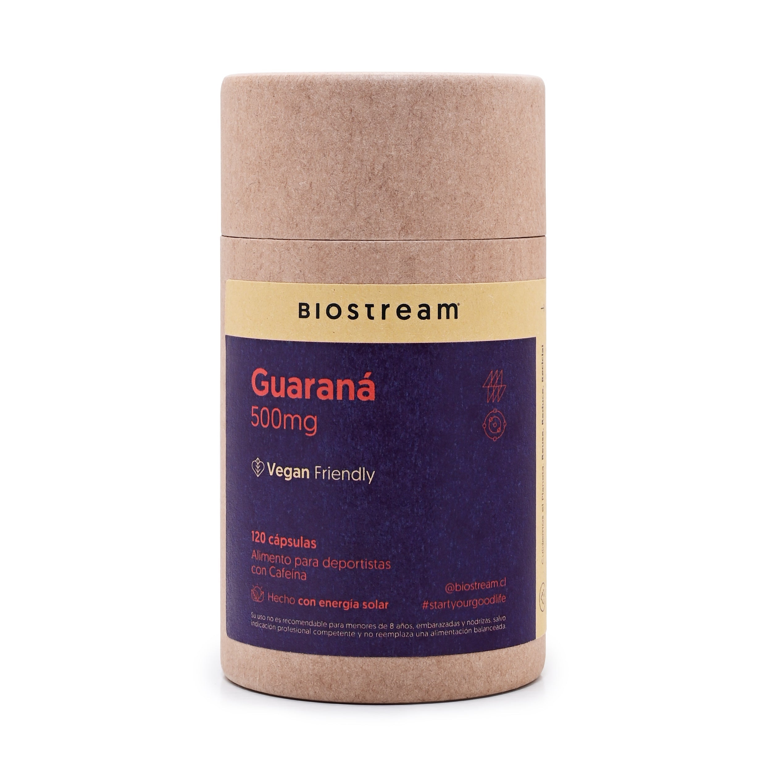 Guaraná 500mg 120 Cápsulas Vegano | Casa Ikigai