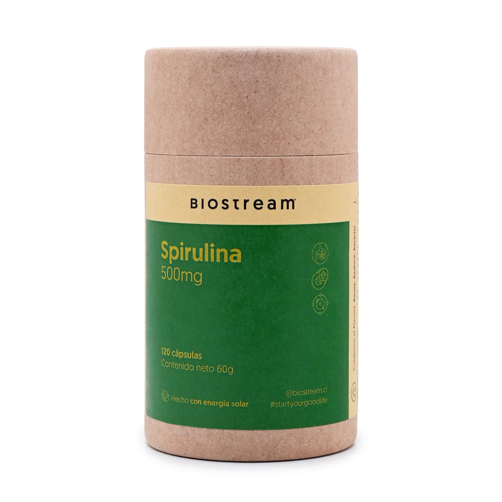 Spirulina 500mg 120 Cápsulas | Casa Ikigai
