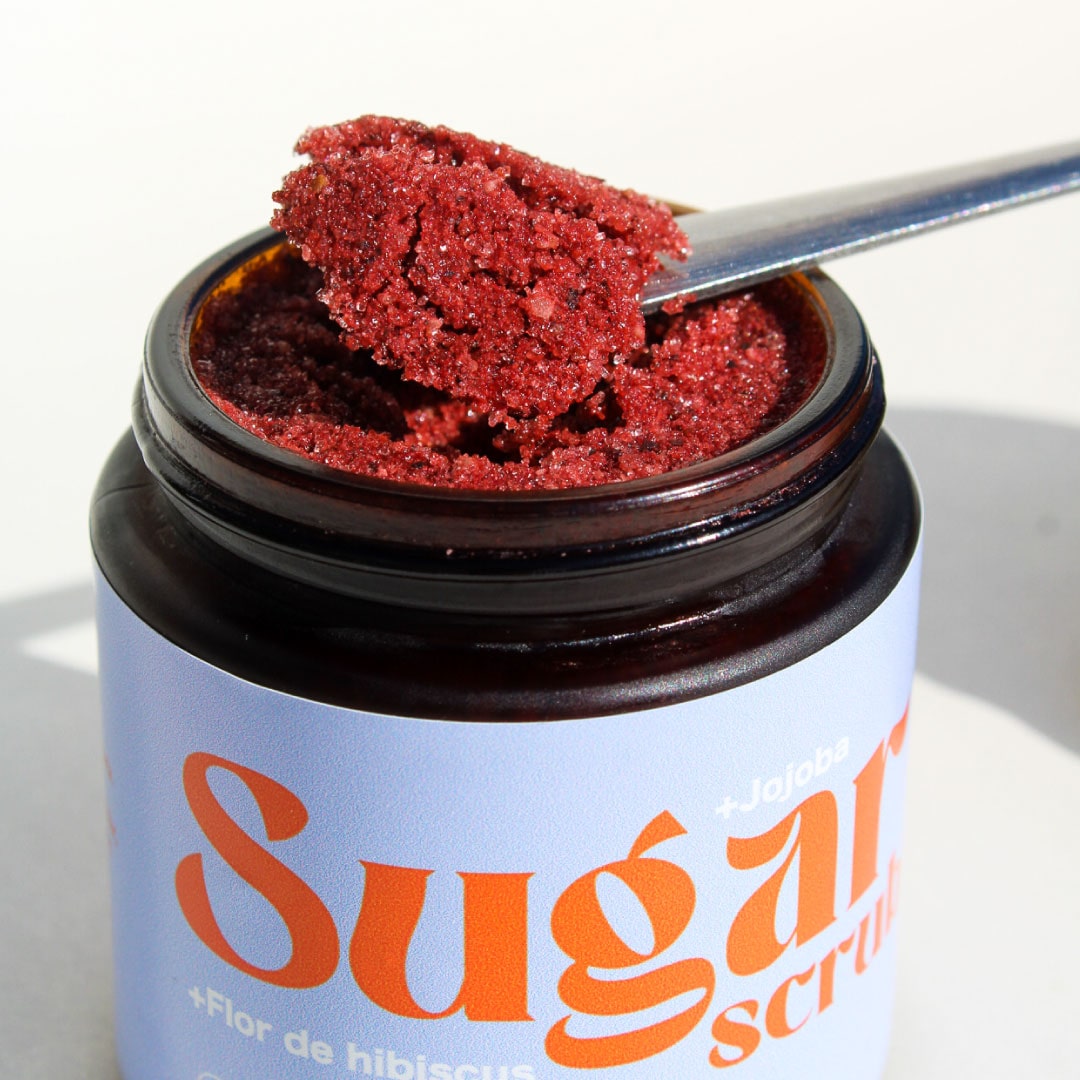 Sugar Scrub - Exfoliante corporal Hibiscus, Jojoba, Jazmin