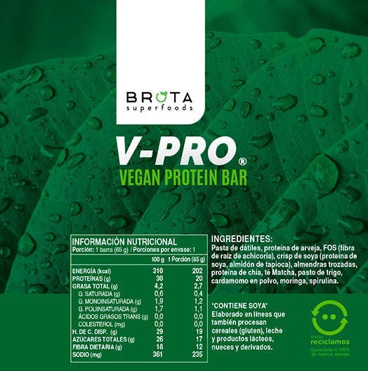 Barra V-Pro Matcha & Greens